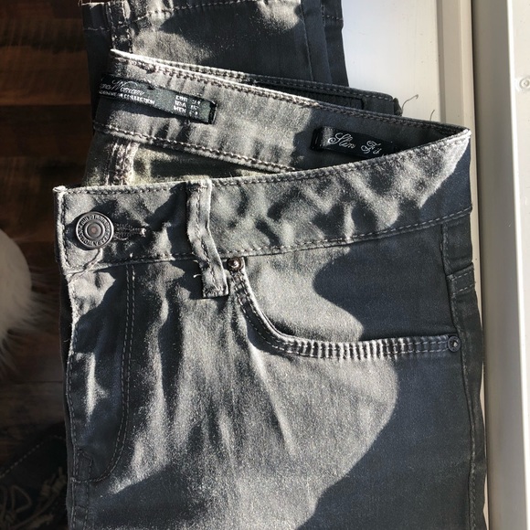 ZARA Grey Slim Fit Jeans/Pants - Picture 6 of 7